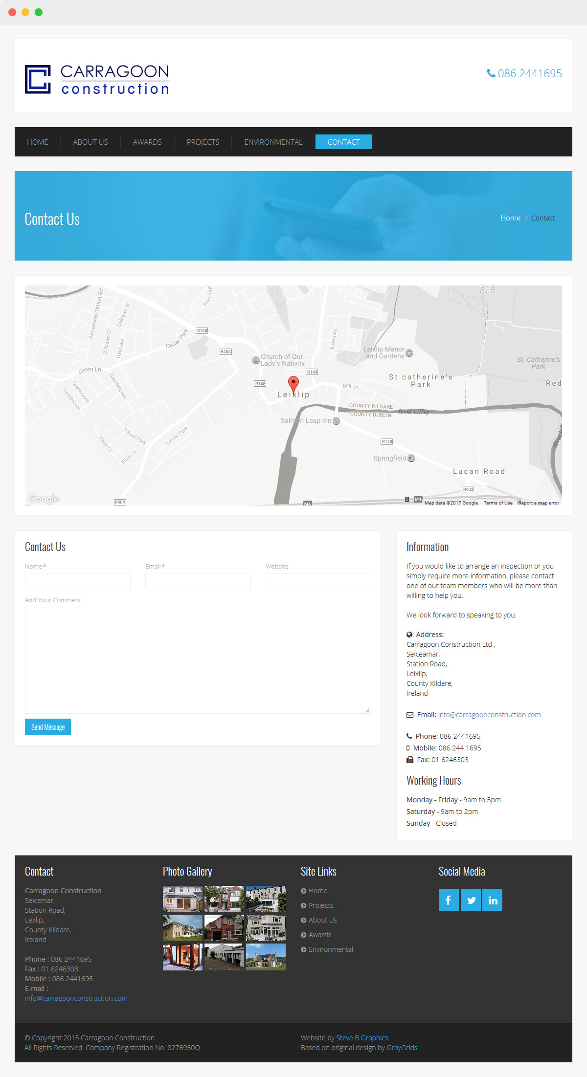 Steve B Graphics Web Design