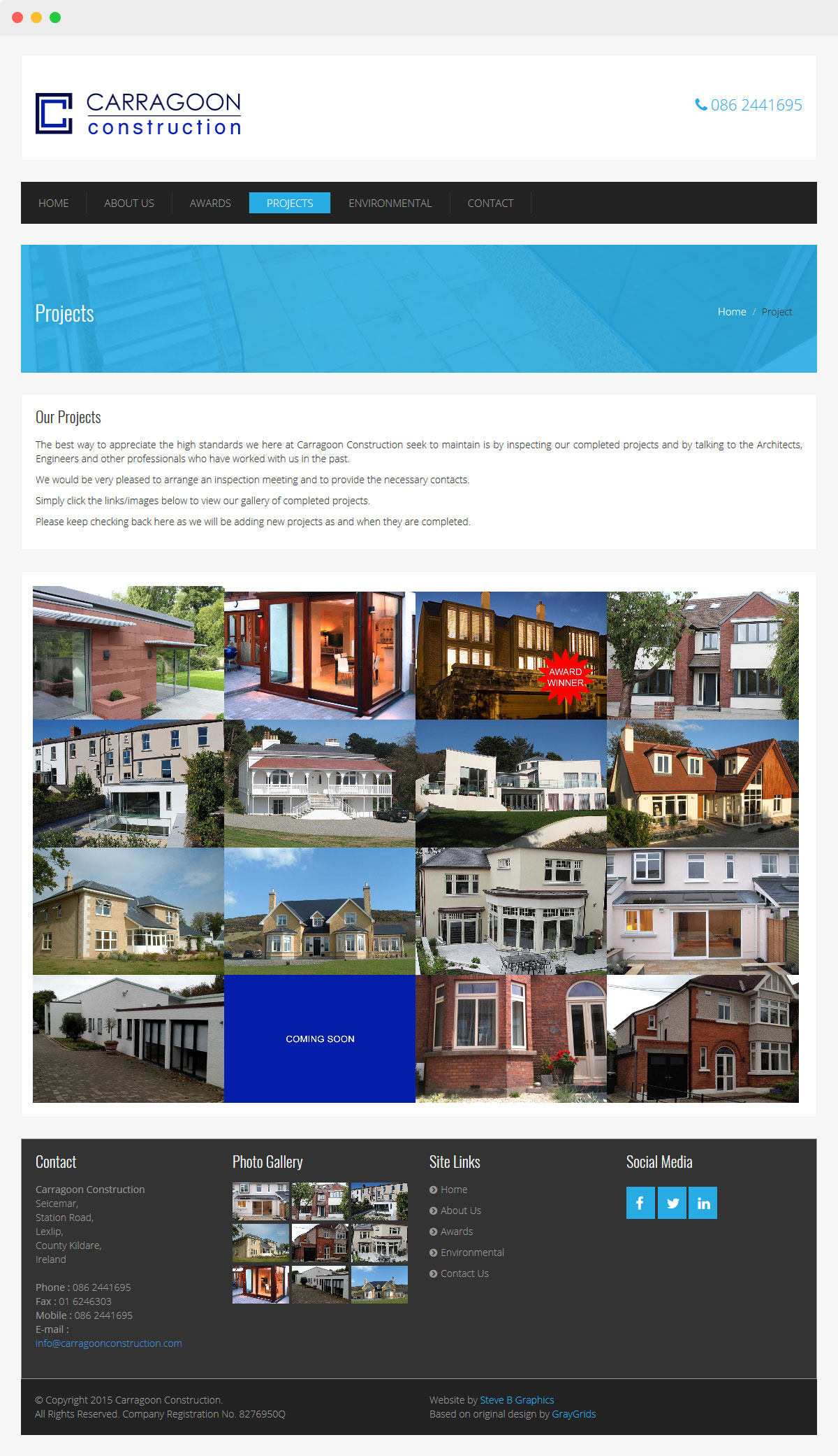 Steve B Graphics Web Design