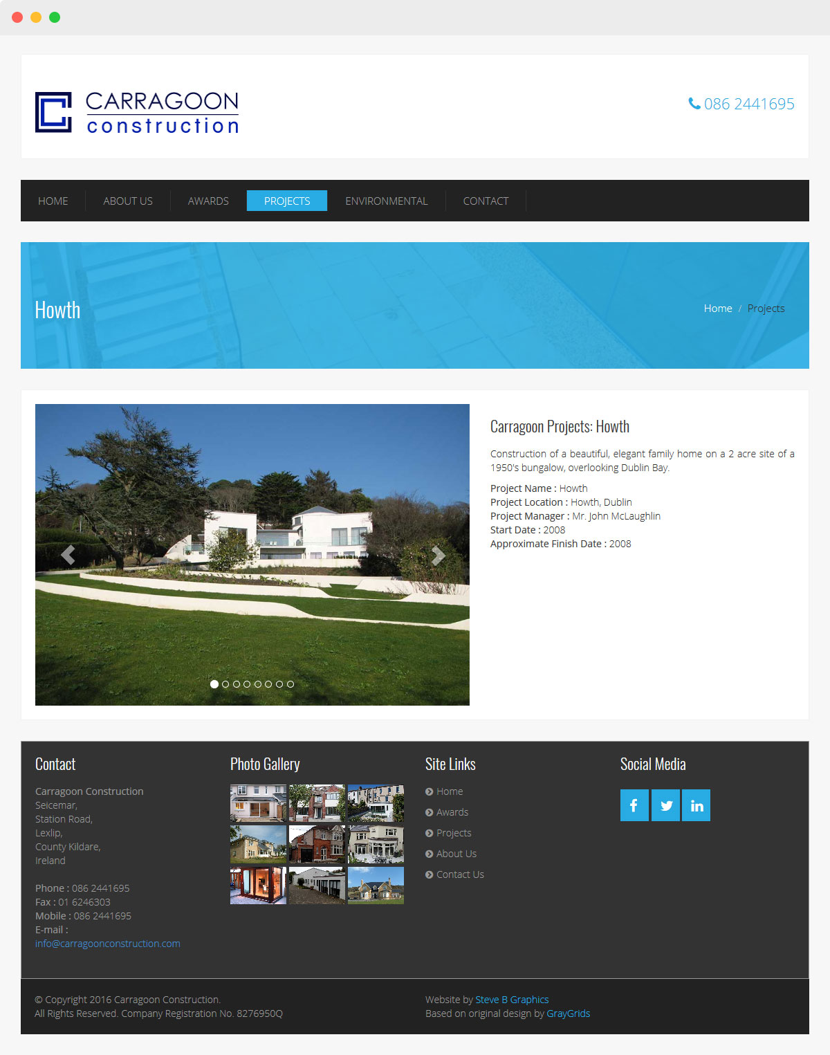 Steve B Graphics Web Design