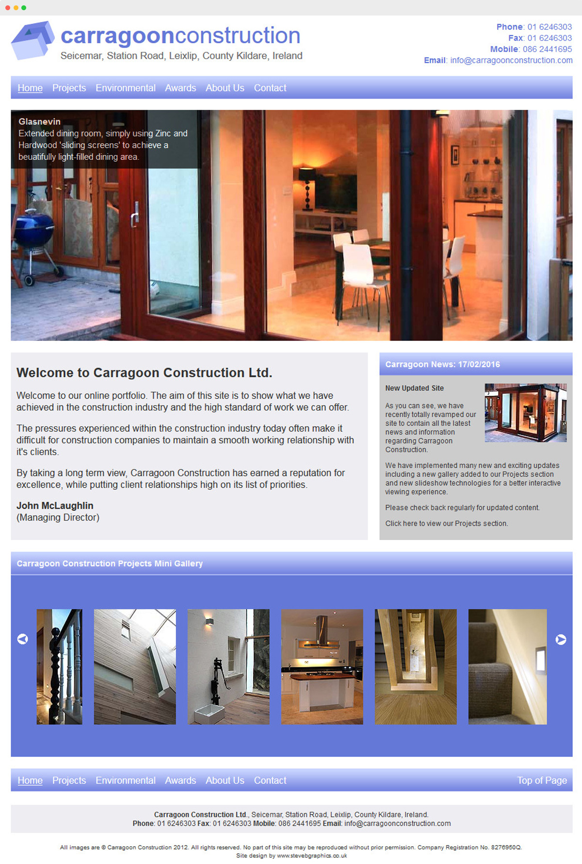 Steve B Graphics Web Design