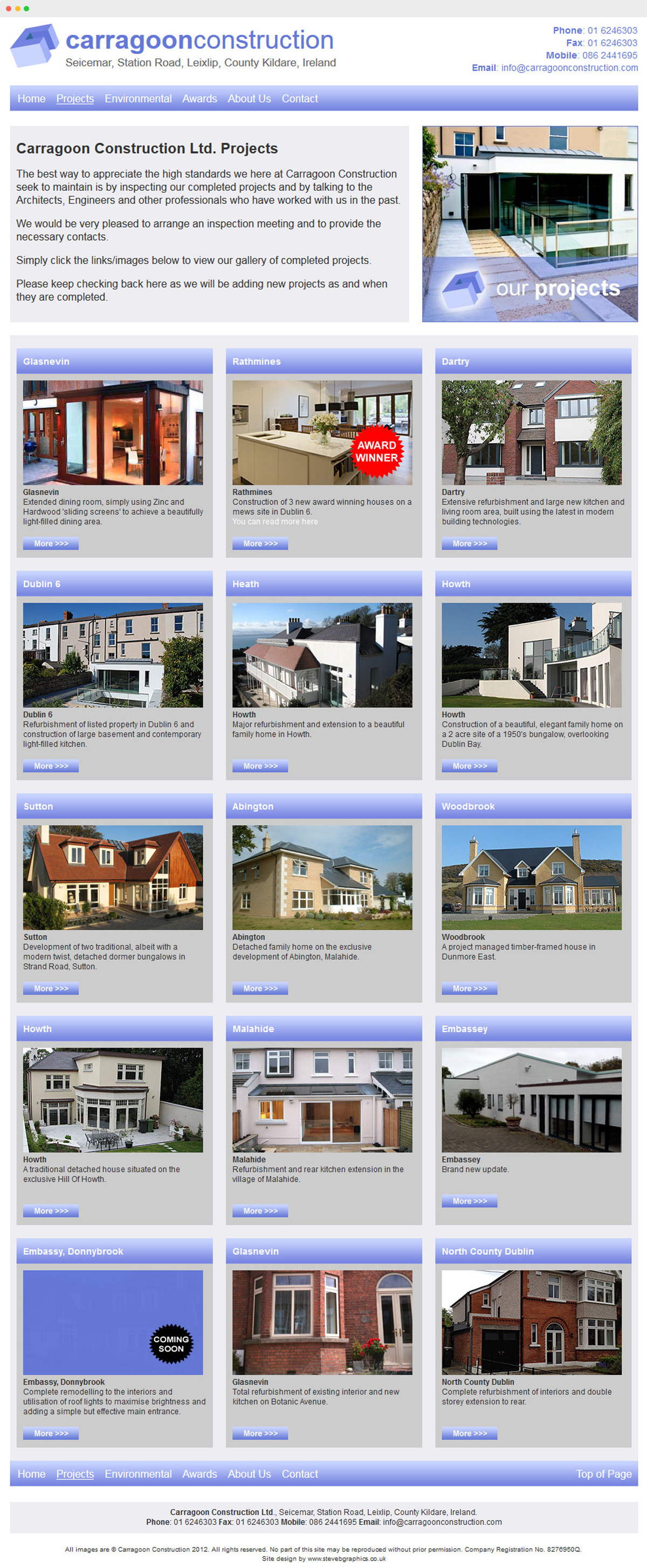 Steve B Graphics Web Design