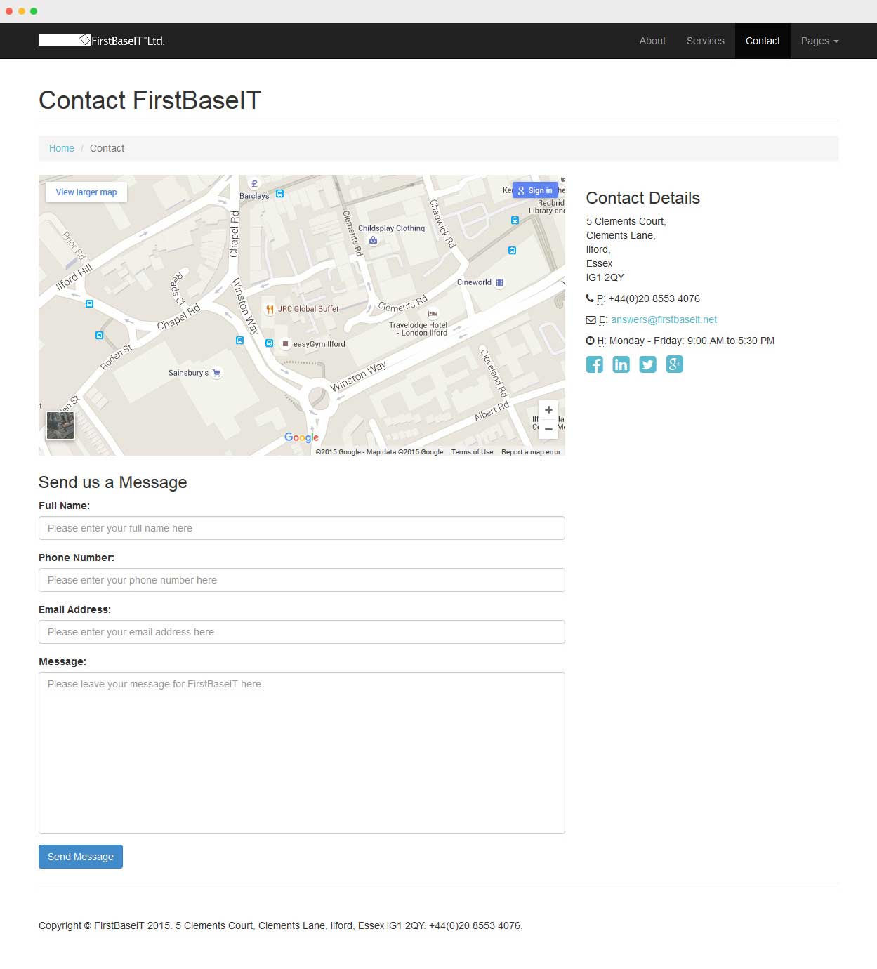 Steve B Graphics Web Design